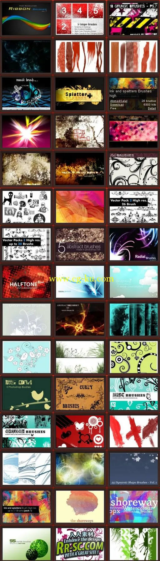 《2011年度Photoshop笔刷最强合辑》（Photoshop Brushes: Biggest Collection 2011的图片2