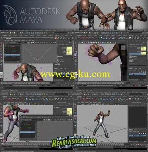 《Maya 2011游戏角色动画教程》 (Digital Tutors Animating Game Characters in Ma的图片1