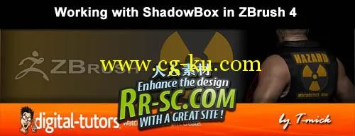 ZBrush 4新功能教程 Digital Tutors Working with ShadowBox i的图片1