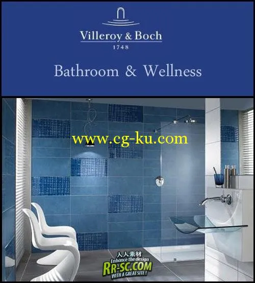 3DMAX 浴室模型 3D Models - Villeroy & Boch - Bathroom & Wellness的图片1