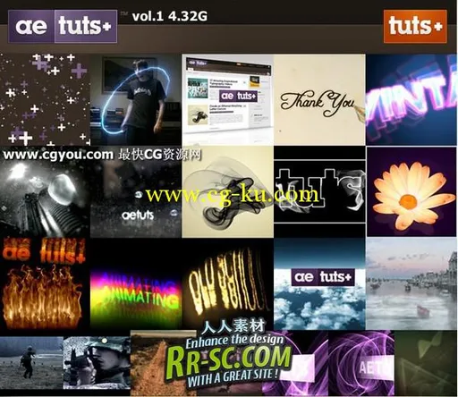 《AE影视级后期视觉特效制作教程集VOL.1》AE Tutorials ae tutsplus Vol.1的图片1