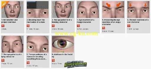 《Maya2012逼真眼睛动画教程》Digital-Tutors Professional Series Animating Realistic Eyes in的图片1