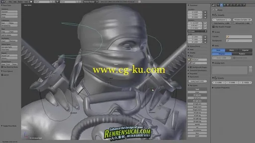 《Blender创建游戏角色建模教程》Cgmasters Character Creation Vol.2 Rigging的图片3