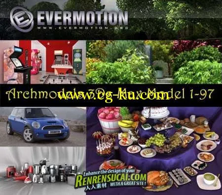 《Evermotion模型与纹理贴图1-97合辑 80G》Evermotion 3D Models Collection Vol.1-97的图片1