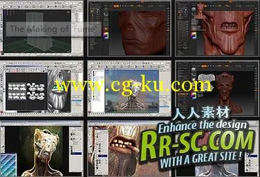 《Gnomon怪物建模和纹理制作教程》Gnomon The Making of Fume with Alex Alvarez的图片2