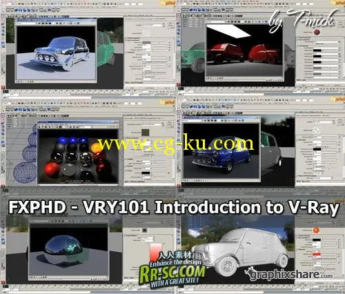 《Fxphd出品V-Ray渲染器教程)》Fxphd VRY101 Introduction to V-Ray的图片2