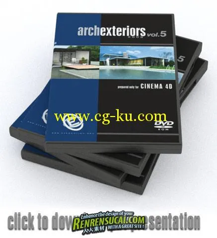 《C4D场景模型合辑Vol.5》Archexteriors Vol. 05 for Cinema4D的图片1