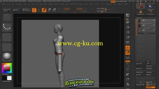 《Maya 2012与ZBrush4结合制作女英雄形象高精建模教程》Digital Tutors Modeling a...的图片5