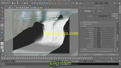 《RealFlow与Maya结合模拟制作逼真瀑布飞溅水流教程》Digital-Tutors Rendering Hy...的图片2