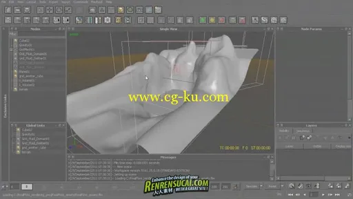 《RealFlow与Maya结合模拟制作逼真瀑布飞溅水流教程》Digital-Tutors Rendering Hy...的图片3