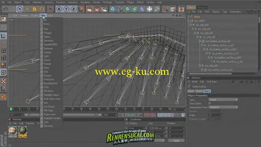 《C4D翅膀套索工具使用技法高级教程》Digital-Tutors Rigging Wings in CINEMA 4D的图片3