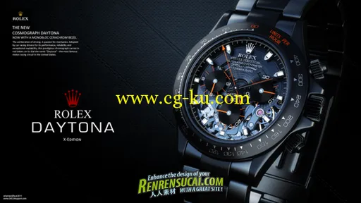 《Maya2011劳力士手表建模训练教程》ROLEX DAYTONA Maya 2011 Modeling Tutorial的图片1