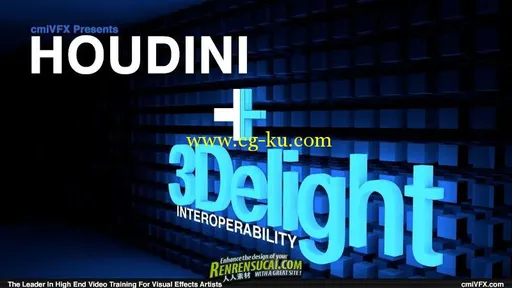 《Houdini与3Delight互动结合高级教程》cmiVFX Houdini 3Delight Interoperability的图片1