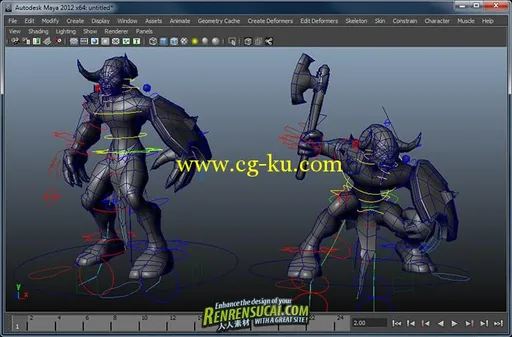 《Maya影视游戏人物建模高级教程》3dmotive Bidepal Rigging Course Part 1的图片1