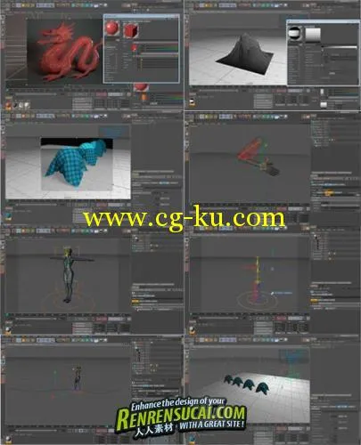 《C4D R13最新获奖建模教程》Vertex Pusher Bonus Video for Cinema 4d R13的图片1