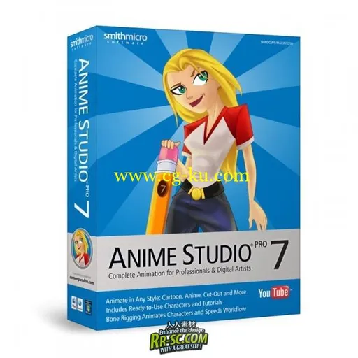 《2D动画制作软件》(Anime Studio Pro)专业版v8.0.2019/多语言版/含注册机的图片1