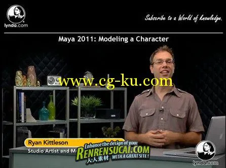 Maya 2011角色建模教程  Lynda com Maya 2011 Modeling a Chara的图片1