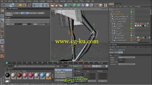 《C4D卡通角色动画高级教程》Digital-Tutors Rigging Cartoon Characters in CINEMA 4D的图片7