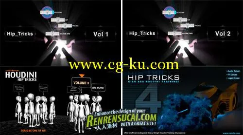 《Houdini顶尖技术教程合辑Vol.1-4》cmiVFX HoudiniHipTricks Volume 1-4的图片1