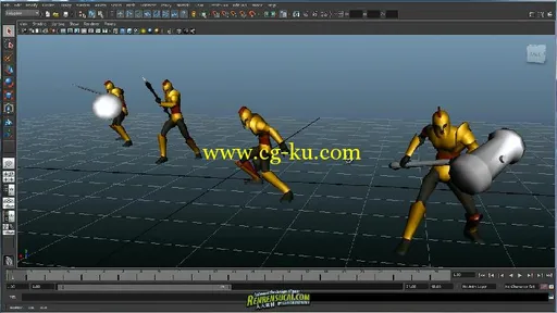 《Gnomon 2011年度大师班教程 - 游戏战斗场景动画高级教程》Master Classes 2011 Combat Animation for Game的图片2