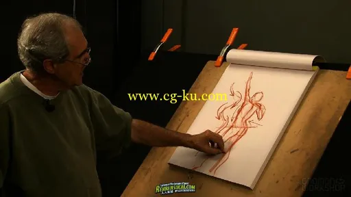 《手绘人物姿态捕捉技巧高级教程》Gnomon Drawing the Figure 1 Capturing the Gesture with Jack Boss的图片5