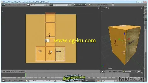 《Blender 2.6建模动画渲染基础教程》Lynda.com Blender 2.6 Essential Training的图片6