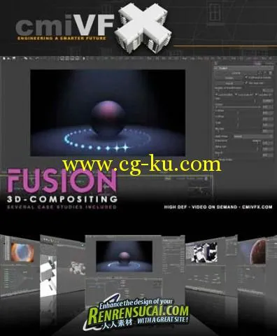 《Fusion完美融合3D技术教程》cmiVFX 3D Compositing in Fusion Complete的图片1