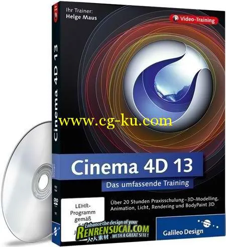 《Cinema 4D 13最新高级培训教程》Galileo Design Cinema 4D 13 Das umfassende Train的图片1