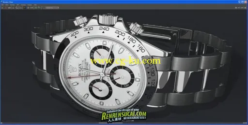 《Maya2011劳力士手表建模训练教程》ROLEX DAYTONA Maya 2011 Modeling Tutorial的图片1