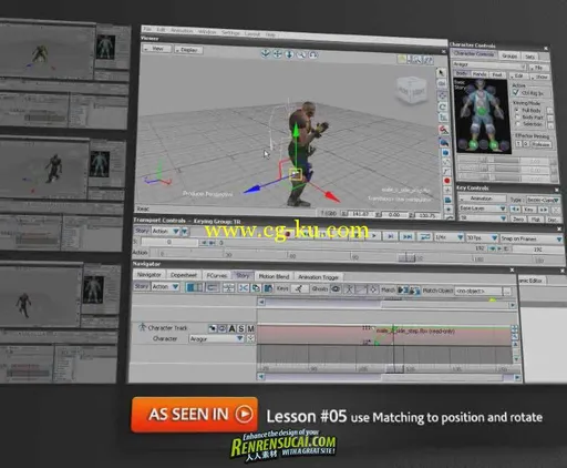 《MotionBuilder动作捕捉综合教程》Digital-Tutors Introduction to Motion Capture in MotionBu的图片3