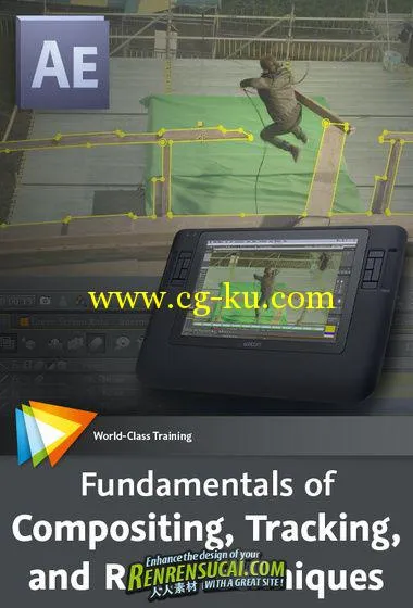 《AE绿屏抠像与跟踪技术教程》video2brain Fundamentals of Compositing, Tracking, and Roto Techn的图片1