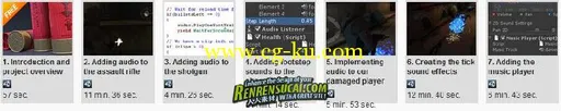 《Unity手机游戏开发系列：声音特效制作教程》Digital-Tutors Unity Mobile Game Development Sound Effec的图片1