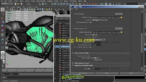 《Maya与TopoGun建模摩托车教程》Digital-Tutors Creating Game Vehicles in Maya and TopoGun的图片8