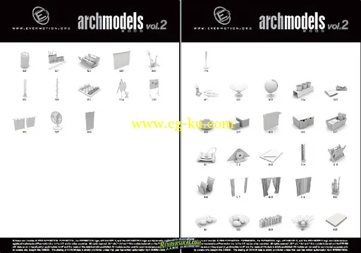 《精品小饰品家具3D模型合辑》Evermotion ArchModels Vol.02 Misc Accessories的图片2