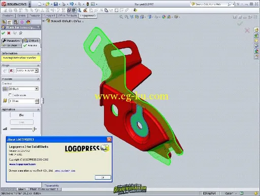 《冲模设计插件Logopress3 2012破解版》Logopress3 2012 SP0.2 for SolidWorks 201...的图片2