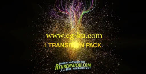 《粒子字幕Logo AE包装模板》Videohive particules transitions pack 852423 after effects proj的图片1