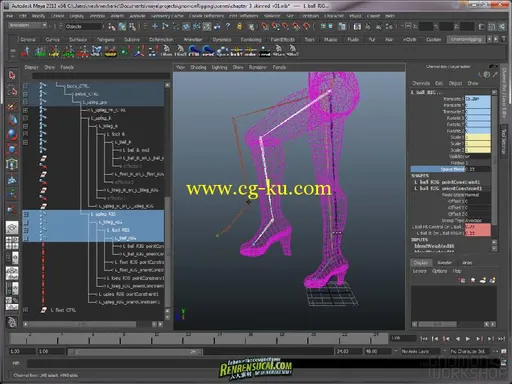 《Maya角色骨骼绑定实践与技巧教程》The Gnomon Workshop Character Rigging Produ...的图片4