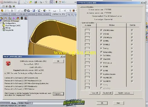 《数控加工编程软件Geometric Technologies CAMWorks 2012破解版32/64位win》Geometric Technologies的图片2