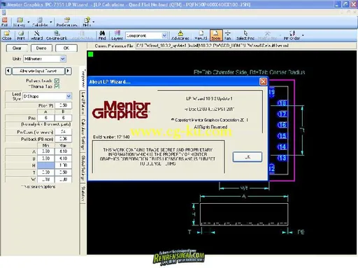 《PCB封装生成工具Mentor Graphics LP Wizard 10破解版32位win》Mentor Graphics L...的图片2