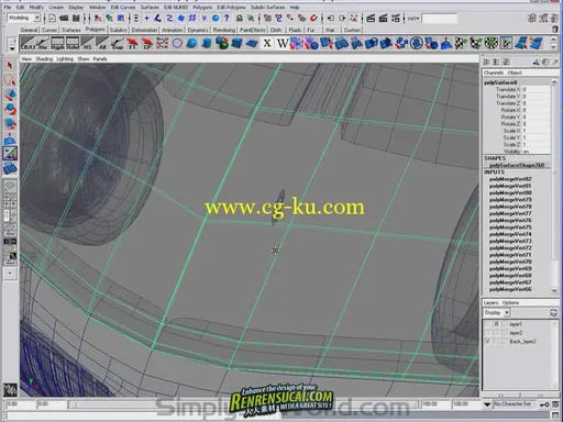 《Maya宝马汽车建模教程》Simplymaya Modeling BMW的图片2
