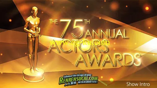 《奥斯卡小金人颁奖 AE模板》Videohive Awards Show Package 741139的图片1