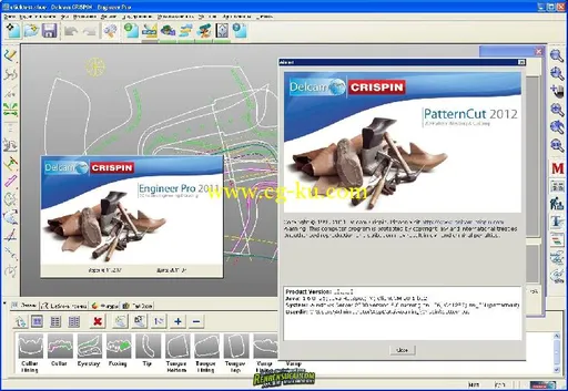 《专业制鞋 CAD/CAM 解决方案》Delcam Crispin PatternCut 2012 R1 SP3 & Enginee的图片2