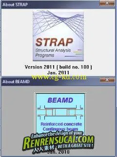 《土木结构分析》Atir Strap 2011 build 100 with Beamd 2010的图片2