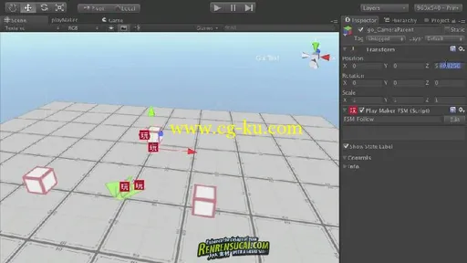 《Unity3D摄像机控制高级教程》Camera Motion and Control with Playmaker and Unity3D的图片3