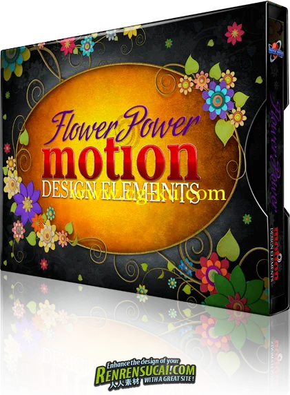 《DJ生长花纹视频素材合辑》Digital Juice Flower Power Motion Design Elements的图片1