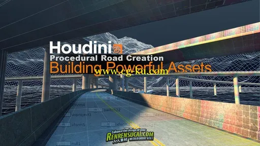 《Houdini流程化道路制作教程》cmiVFX Houdini Procedural Road Creatio的图片2