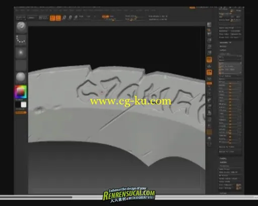 《Zbrush制作游戏暗黑血统2教程》DarkSiders II Scythe Sculpting Workflow with Z...的图片3