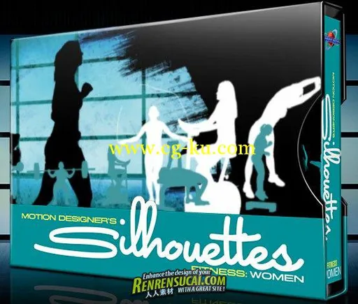 《DJ体育运动剪影视频素材-健身女士》Digital Juice Motion Designer's Silhouettes Fitness Women的图片1