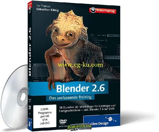 《Blender2.6全面培训教程》Galileo Design Blender 2.6 The comprehensive training German的图片2