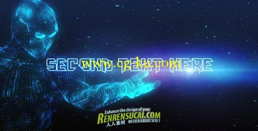 《震撼粒子机器人 AE模板》Videohive Holographic Presentation 631936 After Effects Project的图片1